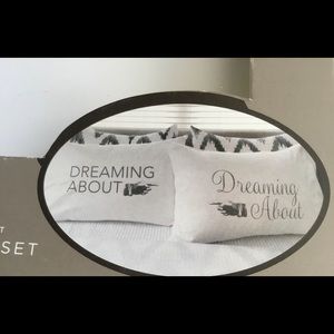 NWT DREAMING ABOUT PILLOWCASES